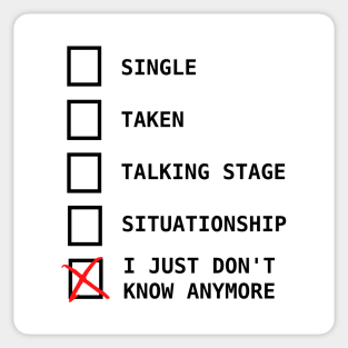 Relationship status Sticker